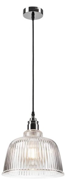 Lustr na lanku ASTA 1xE27/60W/230V lesklý chrom