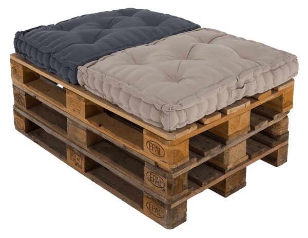 KONDELA Polštář na paletové sezení, hnědošedá Taupe, LEGNO