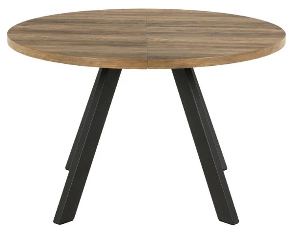 Actona Jídelní rozkládací stůl Zalida 120/210 cm dub amber/černý