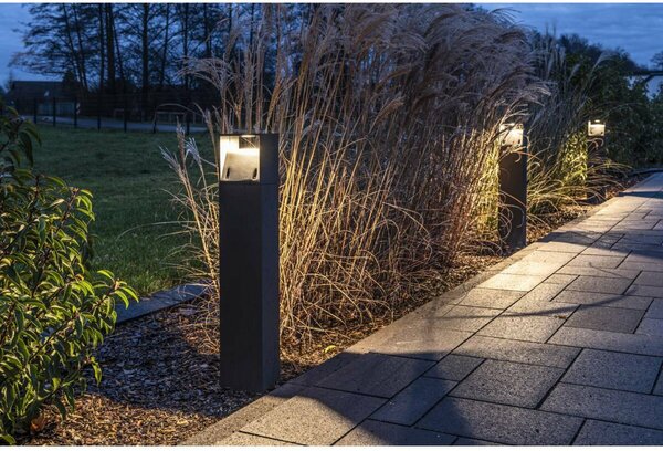 BIG WHITE SLV LOGS 70, venkovní stojací lampa, LED, 3000K, IP44, hranatá, antracit, D/Š/V 13/8/69,5 cm, 8 W 232125