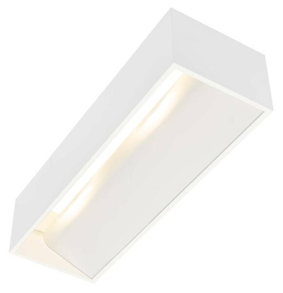 SLV BIG WHITE LOGS IN L Indoor, nástěnné LED svítidlo, černé/mosazné, 3000K, TRIAC, stmívatelné 1002844