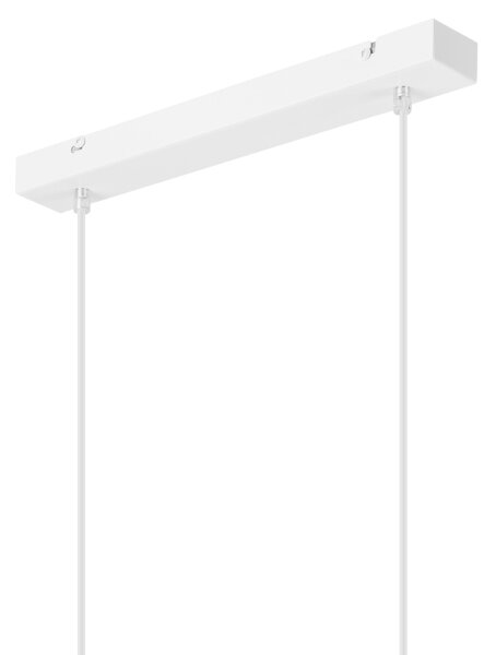 Lustr na lanku NICO 2xE27/60W/230V bílá