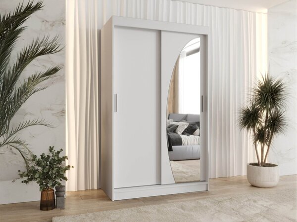 Šatní skříň Grilion 120, Barva: černá, Zásuvky: Ne 5903211418266