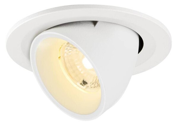 BIG WHITE SLV NUMINOS GIMBLE S Stropní vestavné svítidlo, 3000 K, 40°, IP20, kulaté, bílé 1009410