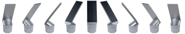 Paulmann 94261 - LED/1,2W IP44 Solární nástěnné svítidlo se senzorem ILIAS 3,7V