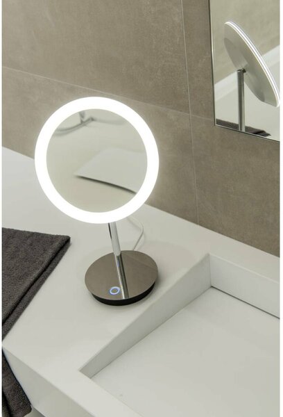 BIG WHITE SLV MAGANDA TL vnitřní LED stolní svítidlo chrom CCT switch 2700/3000/4000 K 1004970