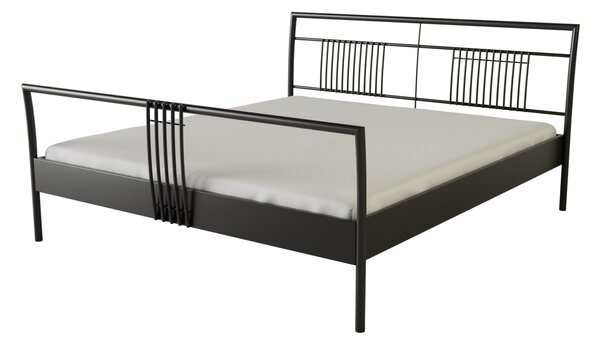 Nábytek ATIKA s.r.o. Kovová postel TEK 1 Povrchová úprava: základní (bílá, černá, stříbrná 9006), Rozměr: 140 x 200 cm