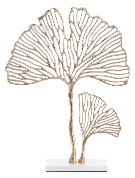 Kovová soška (výška 48 cm) Leaf – Light & Living