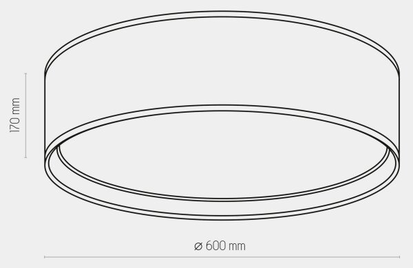 Stropní svítidlo BILBAO 4xE27/15W/230V pr. 60 cm hnědá/zlatá