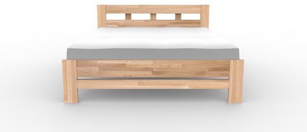 Masivní postel TAMARA - Solwo Design Materiál: Buk cink, Barevne provedení: Olejování přírodní 101/201, Specifikace: 140x200