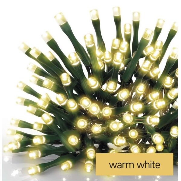 LED venkovní řetěz 200xLED/8 módů 8,6m IP44 teplá bílá