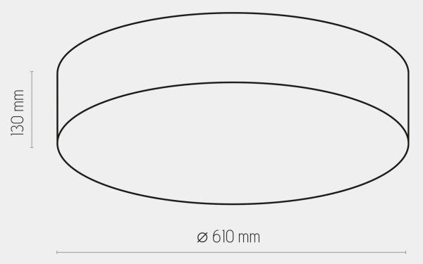 Stropní svítidlo RONDO 4xE27/15W/230V pr. 61 cm béžová