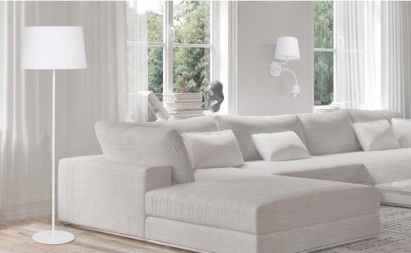 Nástěnná lampa MAJA 1xE27/15W/230V + 1xGU10/10W/230V bílá
