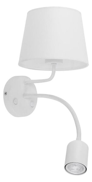 Nástěnná lampa MAJA 1xE27/15W/230V + 1xGU10/10W/230V bílá