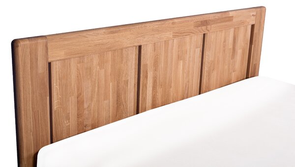 Masivní postel ANDROMEDA - Solwo Design Materiál: Buk cink, Barevne provedení: Olejování přírodní 101/201, Specifikace: 180x200