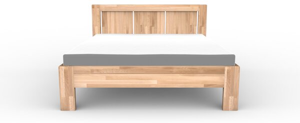 Masivní postel RUMBA - Solwo Design Materiál: Buk cink, Barevne provedení: Olejování přírodní 101/201, Specifikace: 180x200