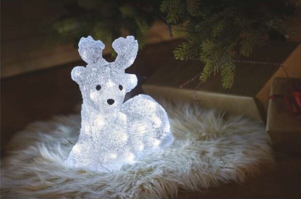 LED Vánoční venkovní dekorace 40xLED/2,1W/230V IP44 jelen