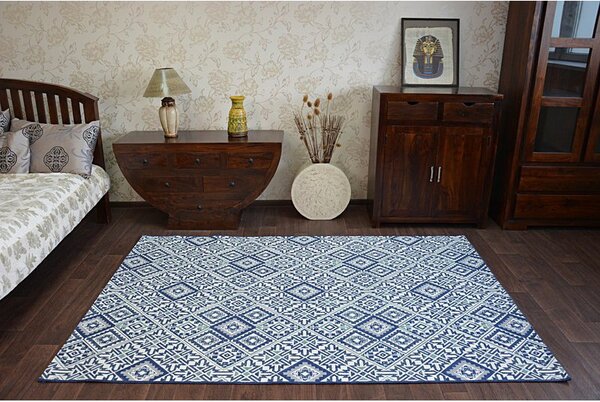 Makro Abra Kusový koberec Sisal COLOR 19247/699 modrý Rozměr: 120x170 cm