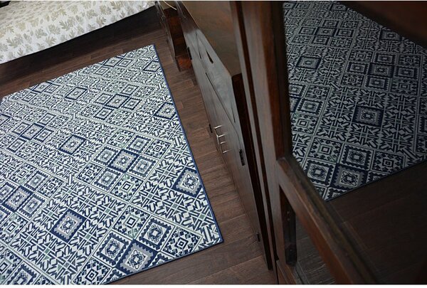 Makro Abra Kusový koberec Sisal COLOR 19247/699 modrý Rozměr: 120x170 cm