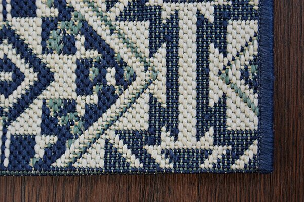 Makro Abra Kusový koberec Sisal COLOR 19247/699 modrý Rozměr: 120x170 cm