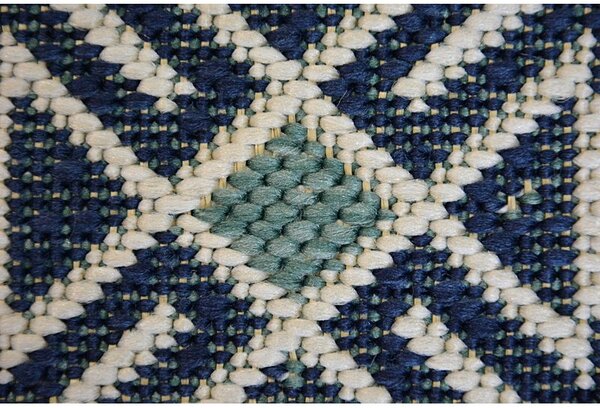 Makro Abra Kusový koberec Sisal COLOR 19247/699 modrý Rozměr: 120x170 cm