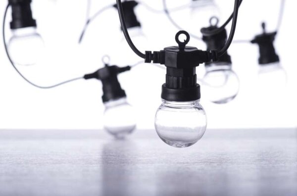 LED Venkovní dekorační řetěz 50xLED/10m IP44 čirá
