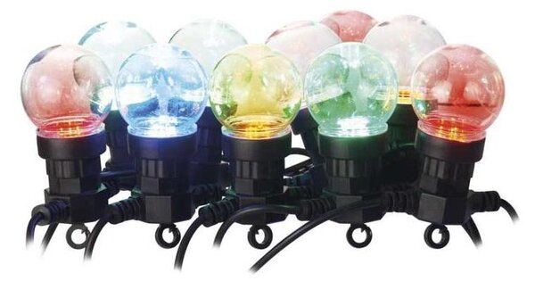 LED Venkovní dekorační řetěz 50xLED/10m IP44 čirá