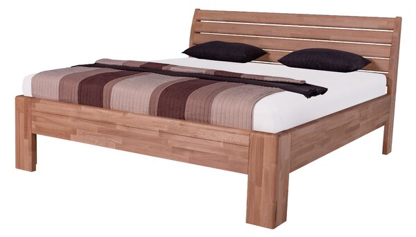 Masivní postel WALTZ - Solwo Design Materiál: Buk cink, Barevne provedení: Olejování přírodní 101/201, Specifikace: 180x200