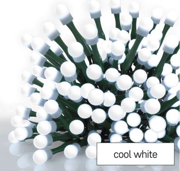 LED venkovní řetěz 80xLED/13m IP44 studená bílá