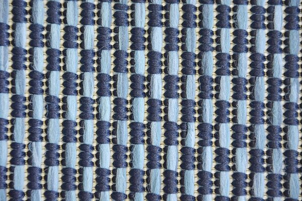 Makro Abra Kusový koberec Sisal COLOR 47011/309 Pruhy modrý Rozměr: 200x290 cm