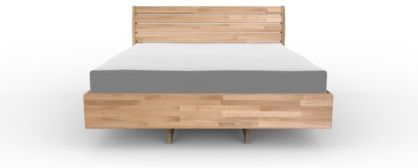 Masivní postel GEMINI - Solwo Design Materiál: Buk cink, Barevne provedení: Olejování přírodní 101/201, Specifikace: 180x200