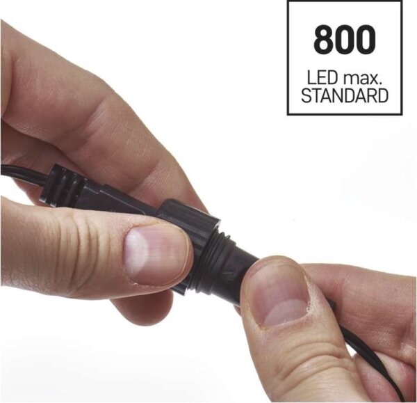LED venkovní řetěz 100xLED/15m IP44 teplá bílá
