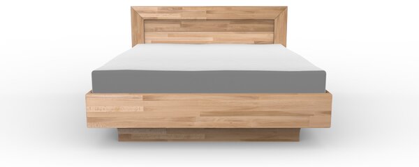Masivní postel MARS - Solwo Design Materiál: Buk cink, Barevne provedení: Olejování přírodní 101/201, Specifikace: 140x200