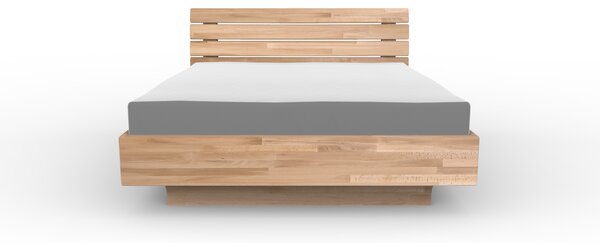 Masivní postel NEPTUN - Solwo Design Materiál: Dub Cink, Barevne provedení: Olej odstín 102/202, Specifikace: 180x200
