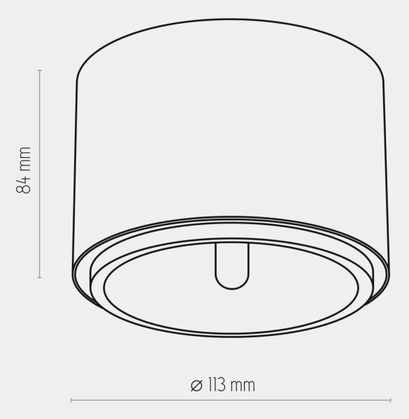 Bodové svítidlo MORIS 1xAR111 GU10/50W/230V černá
