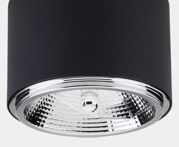 Bodové svítidlo MORIS 1xAR111 GU10/50W/230V černá