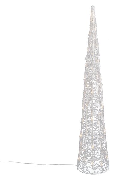 Vánoční stromek transparentní 100 cm vč. LED IP44 - Coni