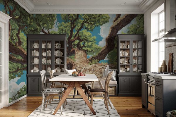 Fototapety Majestátní mozaikový strom, Fototapety příroda, w05368 : uwalls.cz