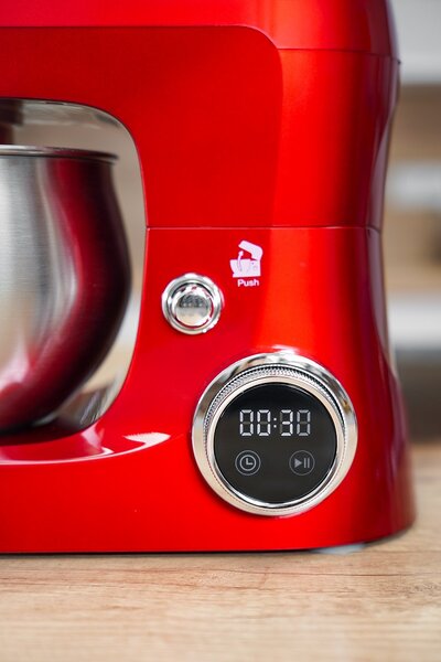 Multifunkční kuchyňský robot BestBerg BBR-1900R / 1900 W / 5 l / 12 rychlostí / červená