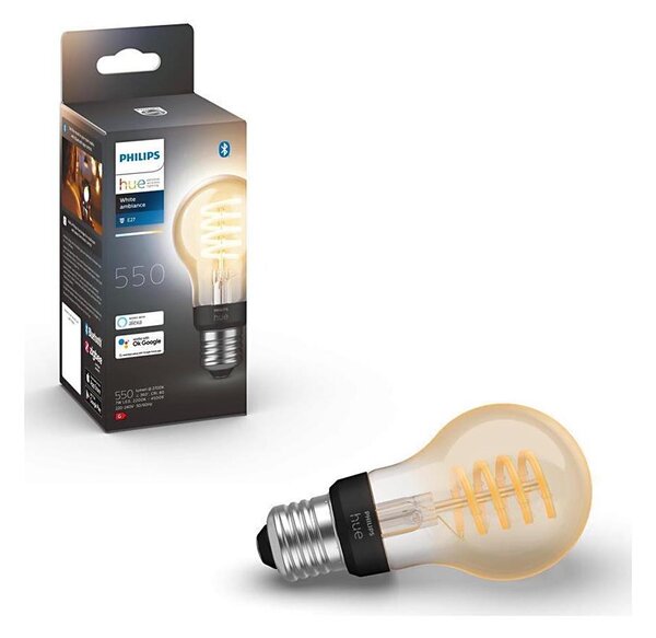 LED Stmívatelná žárovka Philips Hue WHITE AMBIANCE A60 E27/7W/230V 2200-4500K