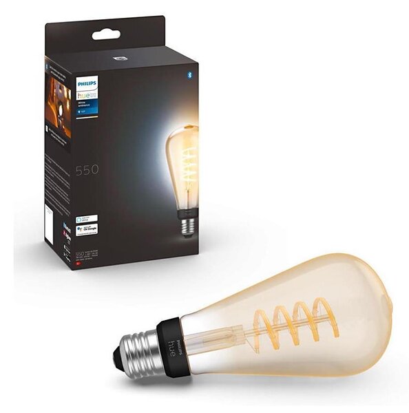 LED Stmívatelná žárovka Philips Hue WHITE AMBIANCE ST72 E27/7W/230V 2200-4500K