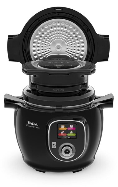 Černá horkovzdušná fritéza Cook4Me EY150830 – Tefal