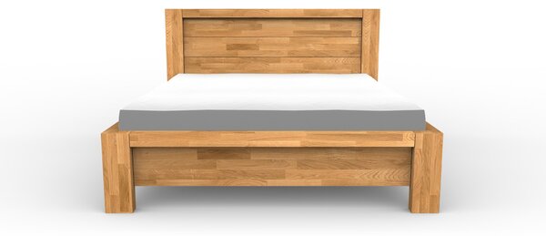 Masivní postel IMPERIAL - Solwo Design Materiál: Buk cink, Barevne provedení: Olejování přírodní 101/201, Specifikace: 140x200