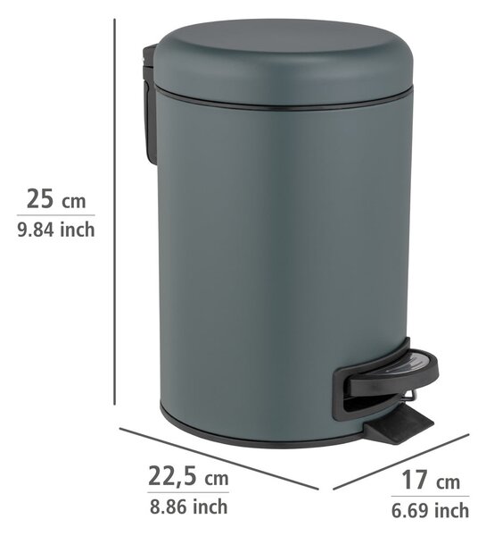 Pedálový ocelový odpadkový koš 3 l Leman – Wenko
