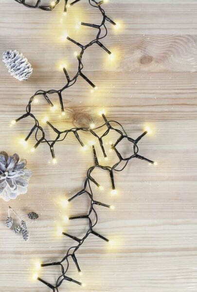 LED venkovní řetěz 400xLED/13m IP44 teplá bílá