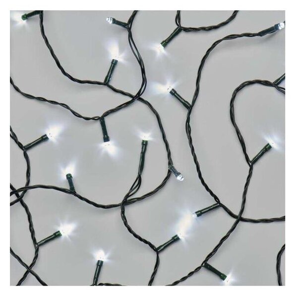 LED venkovní řetěz 40xLED/9m IP44 studená bílá
