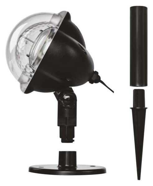 LED Vánoční venkovní projektor LED/4W/230V IP44 teplá/studená bílá