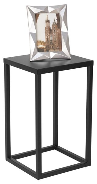 Kovový stojan na rostliny. Květinový záhon 40 cm ve stylu LOFT. - Černá (Versanis)