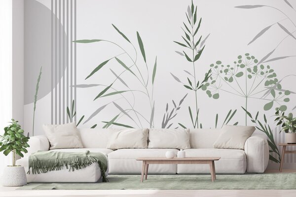 Fototapety Abstraktní siluety vegetace, Fototapety příroda, w05375 : uwalls.cz