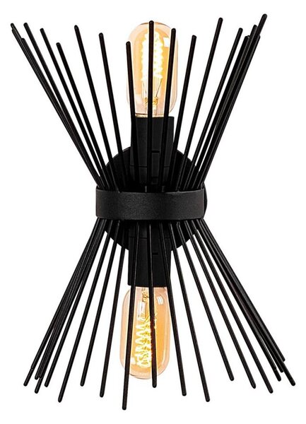 Nástěnné svítidlo KIRPI 2xE27/40W/230V černá